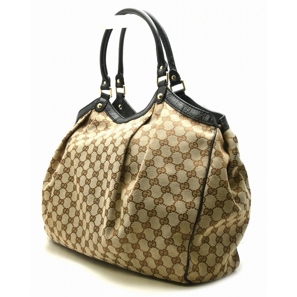 Gucci GG Bag Khaki Shoulder - Picture 1 of 9